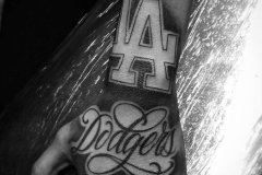Los-Angeles-Dodgers-Hand-Tattoo