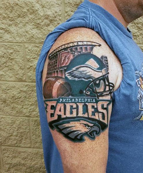 Eagles Fan Tattoo