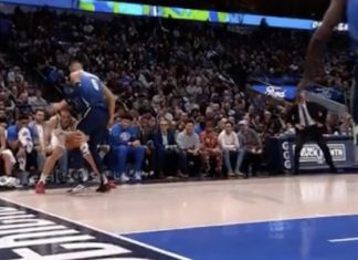 Utah Jazz’s Bogey dances around the Mavericks