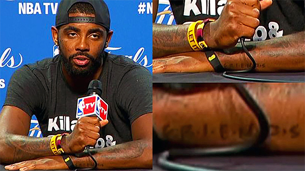 Kyrie Irving friends tattoo