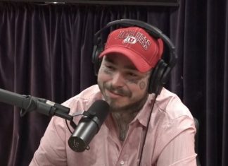 Post Malone was repping The University of Utah on today’s Joe Rogan Podcast Post Malone wearing University of Utah Hat