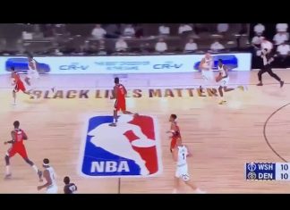 7’2″ Bol Bol blocks the shot and drains the three in the Nuggets scrimmage game