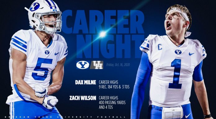 Zach Wilson is playing like Thor and BYU is rolling BYU vs. Houston