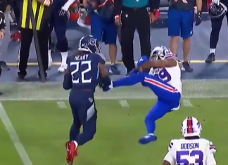 Derek Henry just sent Josh Norman to Stiff Arm Heaven (including reactions from around the NFL) Derrick Henry Stiff Arm