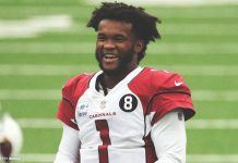 Kyler Murray throws an absolute bomb to Christian Kirk for the TD (video)