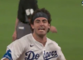 Dodger’s strike first with the run-in by Mookie Betts. Dodgers vs. Braves Game 3 Live Highlights