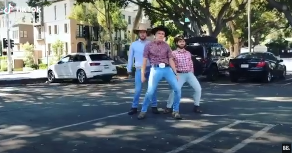 tik-tok dancing cowboys video