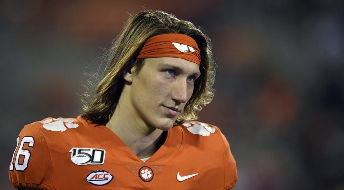Trevor Lawrence, Jean Claude Van-Dammned Georgia Tech with 73