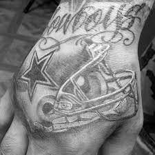 Dallas Cowboys Hand Tattoo