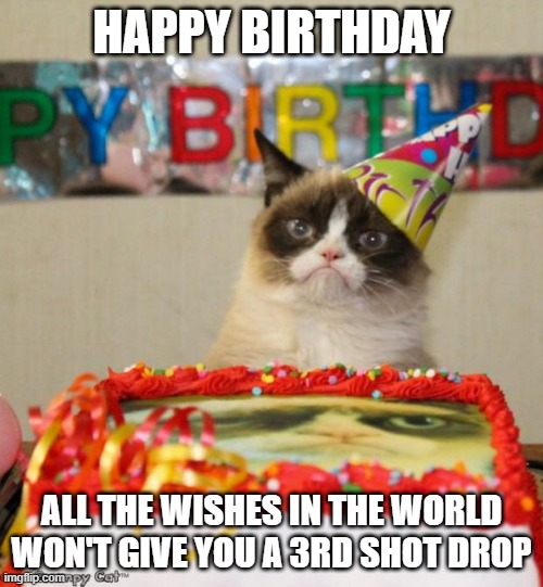 Happy Birthday Pickleball Cat Meme