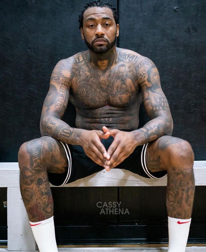 John Wall tattoos on front of body