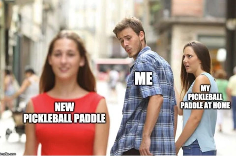 Pickleball Paddle Meme