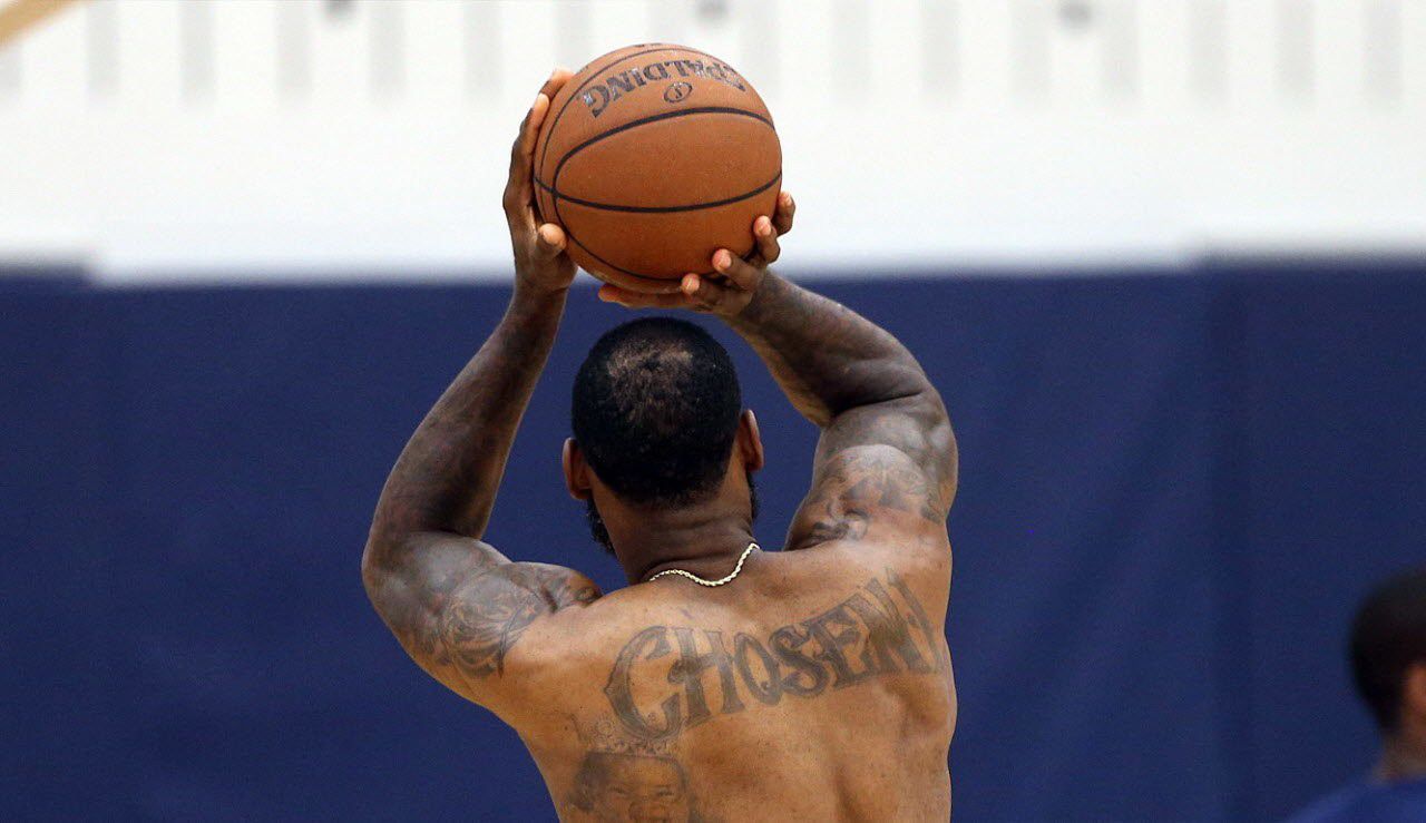 LeBron James Chosen Back Tattoo