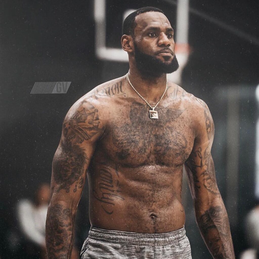 LeBron James Tattoo.