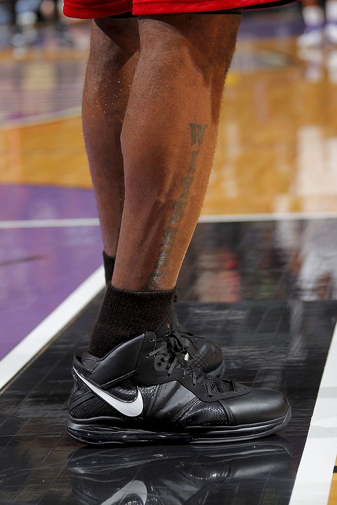 LeBron James Witness Leg Tattoo
