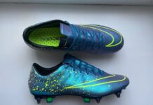 Nike Soccer Cleats. Downhill or Uphill? Blue Nike Mercurial X Soccer Cleats