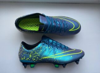 Nike Soccer Cleats. Downhill or Uphill? Blue Nike Mercurial X Soccer Cleats