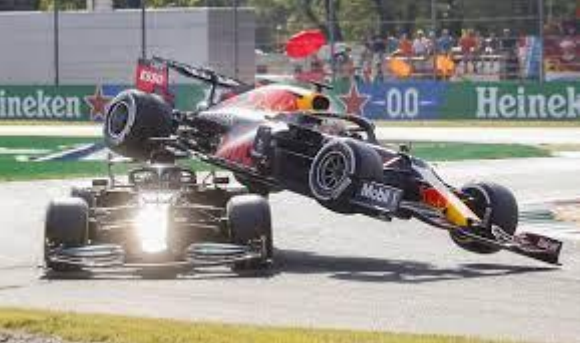 Max Verstappen 2021 Italian Grand Prix F1 Crash