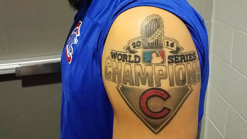 Javier Baez World Series Tattoo