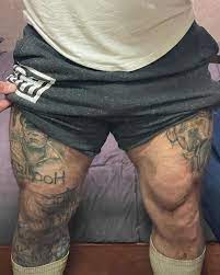 Dave Bautista Leg Tattoos